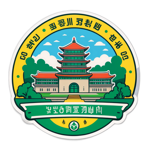 전북대학교 심볼 스티커