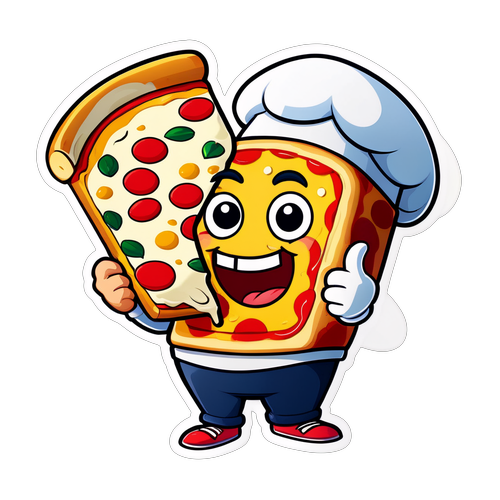 Pizza com Sorriso: O Emoticon Irresistível que Vai Deixar seu Dia Muito Mais Gostoso!