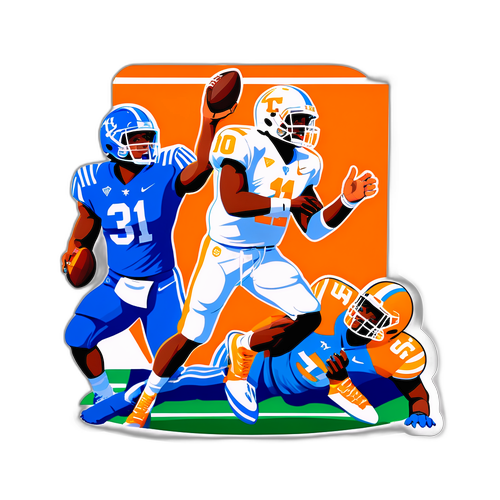 Tennessee vs. Kentucky Showdown Sticker