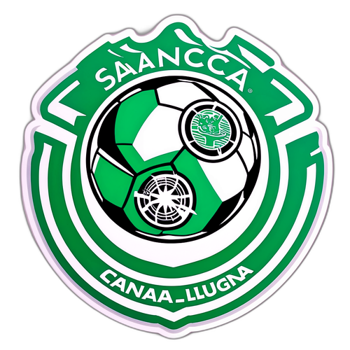 Stiker Bola Sepak Santos Laguna dan Pachuca