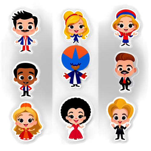 Fargerike Eurovision Karakterer