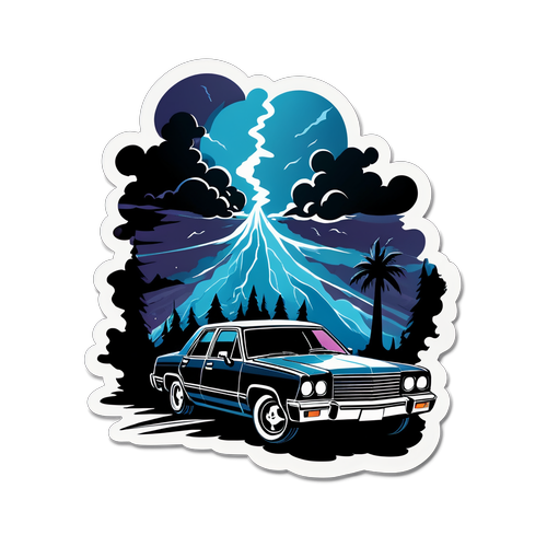 Une illustration d'une scène de Final Destination 6 avec des éléments de suspense et des ombres mystérieuses