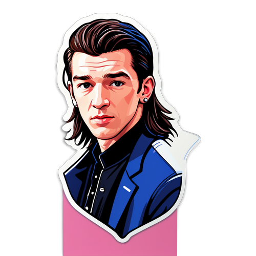 Sticker dedicat lui Callum Turner