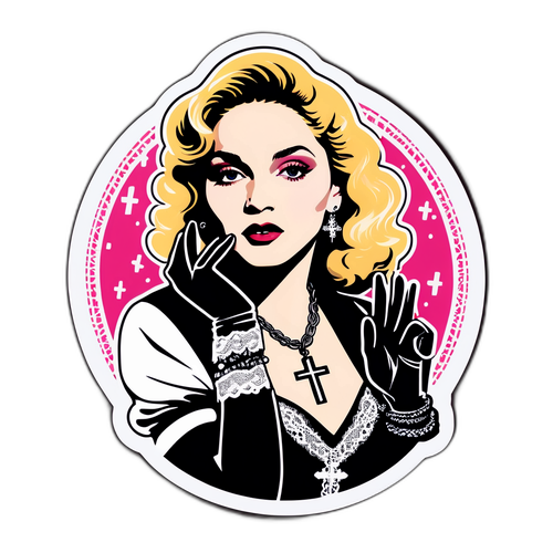 Chic Madonna 80-talls Sticker