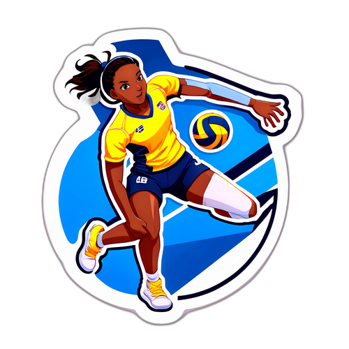 สติกเกอร์การแข่งขันวอลเลย์บอลหญิง U16