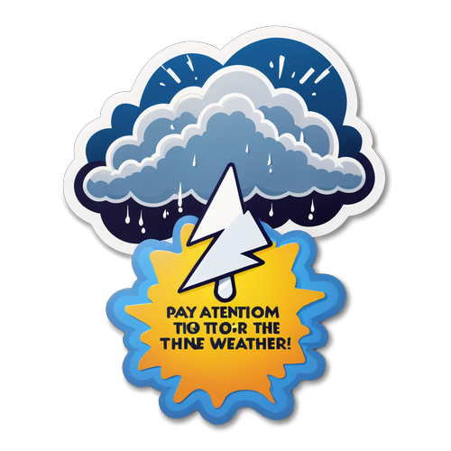Aufmerksamkeit auf das Wetter!