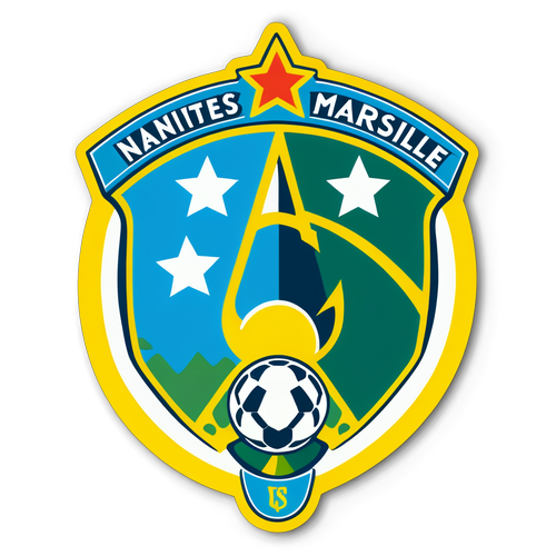 La Rivalité Épique ! Nantes vs Marseille : Une Affiche Vintage Qui Fait Trembler les Gradins !