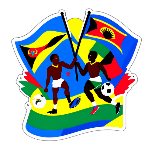 Uwakilishi wa Bendera za Eswatini na Tanzania
