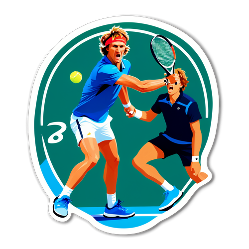 Stickers du tournoi de tennis Zverev