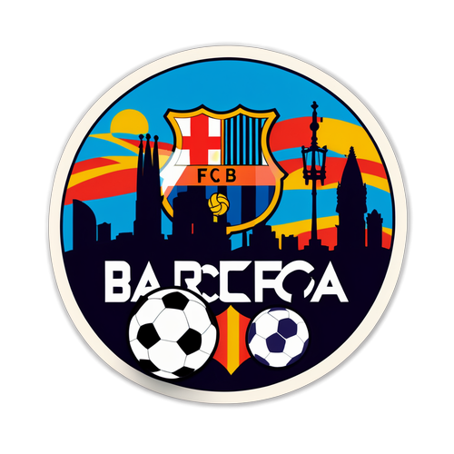 Stiker Barcelona Abadi