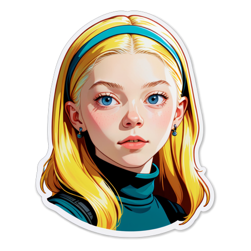 Sticker ng Artistikong Representasyon ni Hunter Schafer