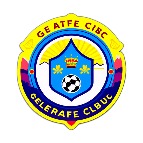 Значок с логотипом футбольного клуба Гетафе