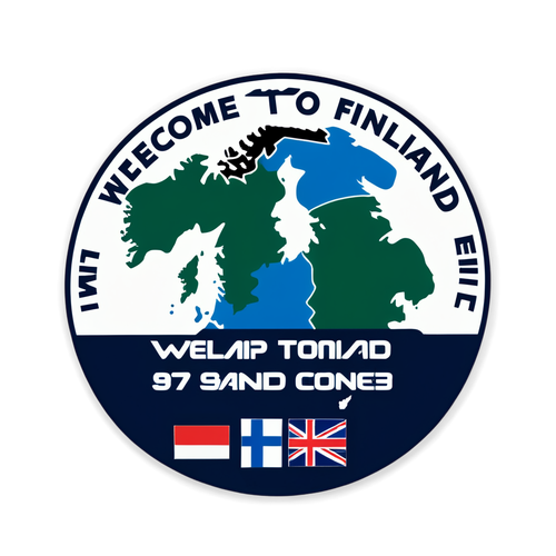 TERVETULOA SUOMEEN! IIHF 2025 LOGO