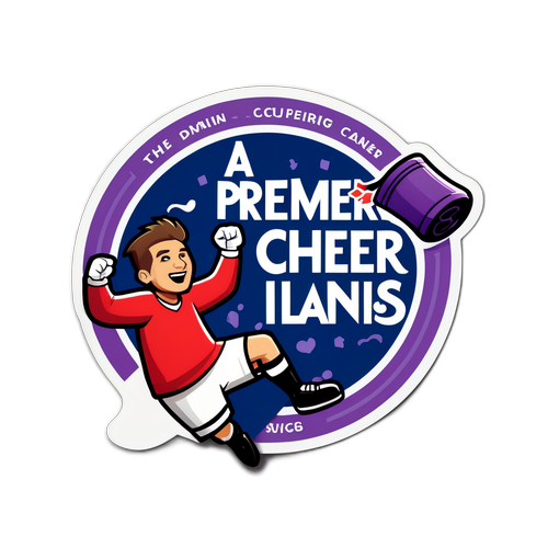 프리미어 리그 팬의 열정을 담은 응원 메시지 스티커