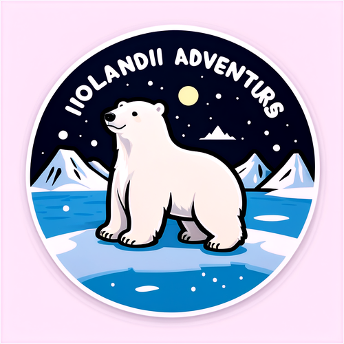 Avventure Islandesi: Un Tenero Orso Polare tra le Nevi Magiche dell'Islanda!