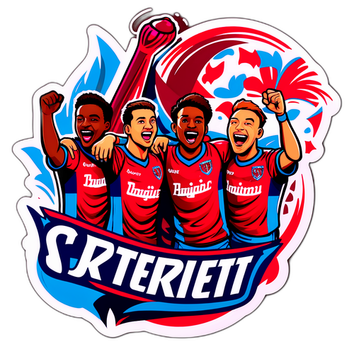 Vibrant nálepka pro zápas Utrecht vs. Servette