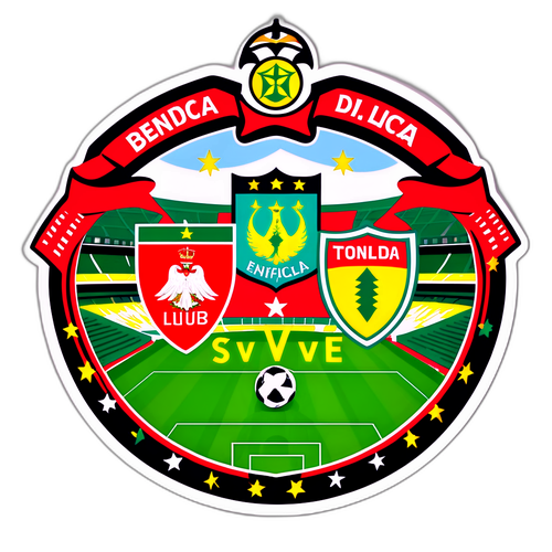 Артистичне зображення матчу Бенфіка проти Тондела