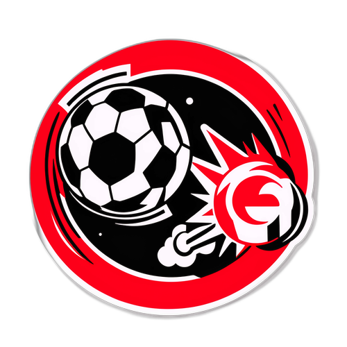 Desain Stiker Clash antara Libertad dan River Plate
