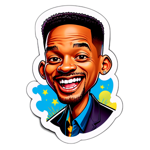Playfull Karikatur av Will Smith