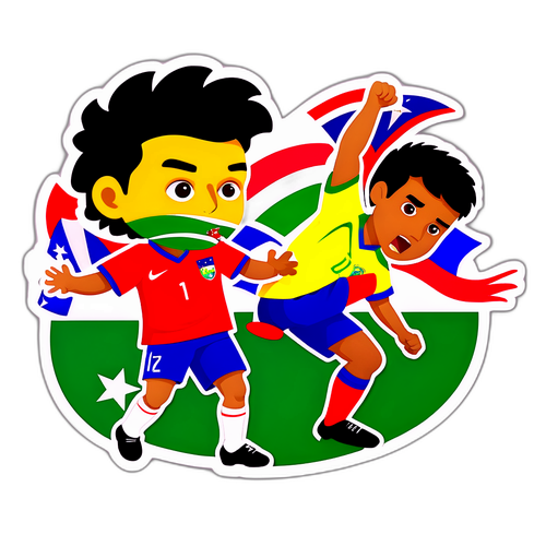 サッカーの試合の瞬間