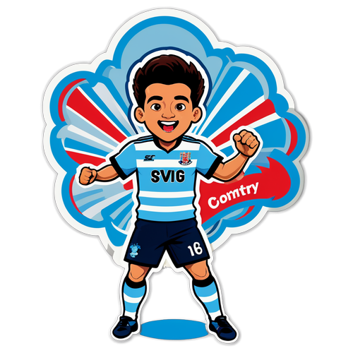 Sticker Pertandingan Coventry vs Sunderland