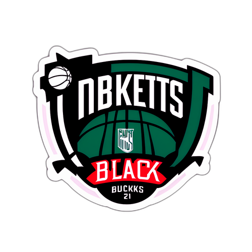 Autocollant dynamique NBA Nets contre Bucks