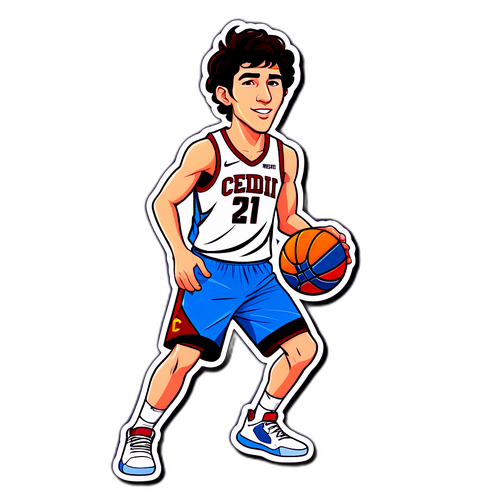 Humoristisk Cedi Osman Sticker
