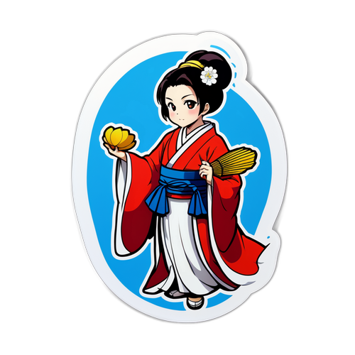 優雅な八岸薫のステッカー