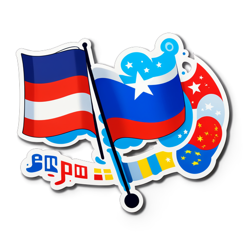 Adesivo Divertente: Russia a Eurovision