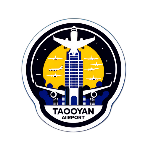 桃園機場貼紙設計