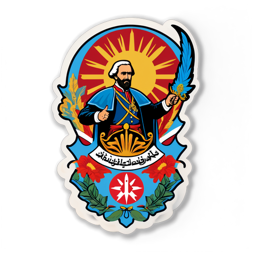Tarihsel Unsurlar ile Dolu Sticker Tasarımı