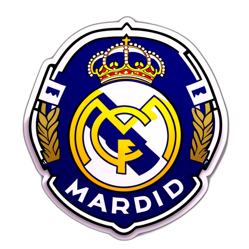 रियल मैड्रिड प्रशंसकों के लिए एनर्जेटिक स्टिकर