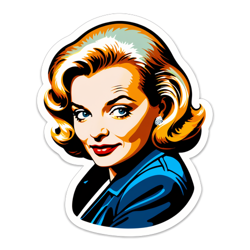 Gena Rowlands: Inspirația din Filmele Sale, Capturată pe Stickere Artistiche!