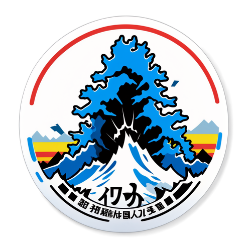 福島県檜枝岐村震災記念ステッカー