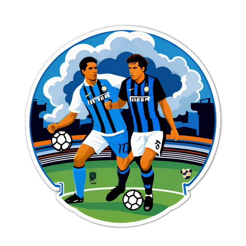 Sticker ya Wachezaji wa Inter na Pisa