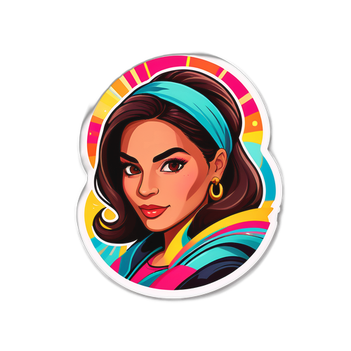 Adesivo de Claudia Abreu