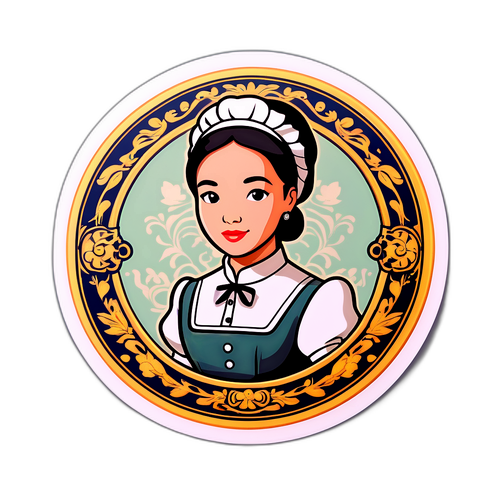 Den eleganta husflickan