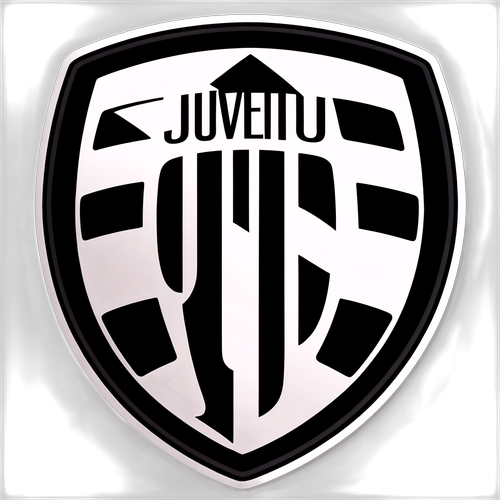 Moderne Juventus-logo Klistermerke