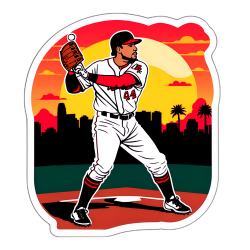 Vintage Yadier Molina Sticker