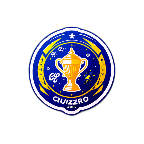 クルゼイロとコリンチャンスの熱狂を捉えたステッカー