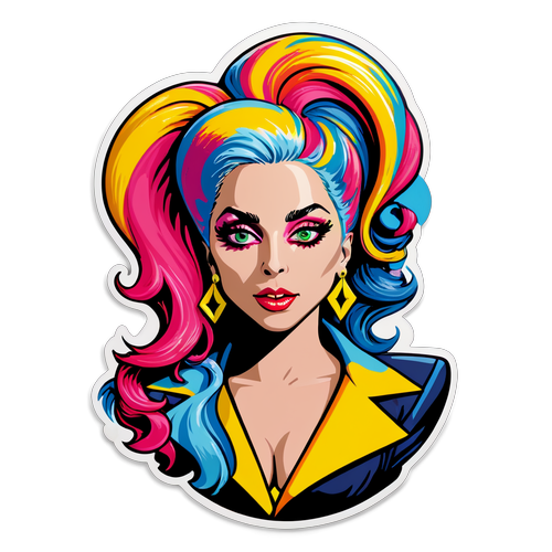 Lady Gaga Stílusa: A Legextravagánsabb Pop Art Matrica, Amit Soha nem Láthattál!