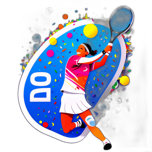 Racchetta da Tennis con Logo Australian Open