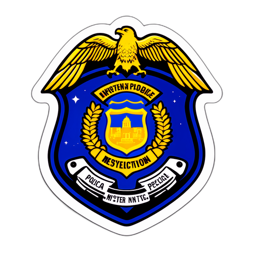 Badge de police inspiré par l'unité spéciale de New York