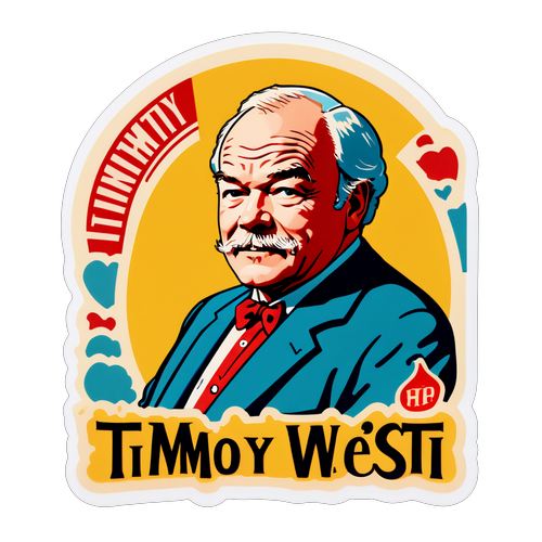 Nostalgiske Vibes: Timothy Wests Retro Sticker Tar Deg Tilbake i Tid!