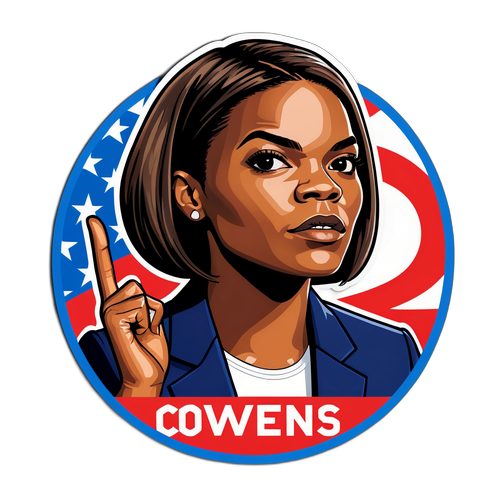 Debate Mode Graphic of Candace Owens