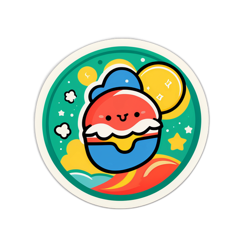 간단하면서 세련된 디자인의 스티커