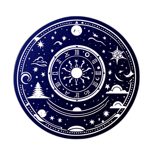 Burçlar ve Gece Gökyüzü Tasarımı