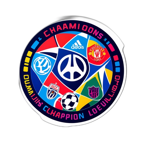 מדבקה מגניבה לאוהד ליגת האלופות