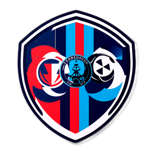 PSG와 마르세유 간의 치열한 라이벌 관계를 상징하는 스티커 디자인