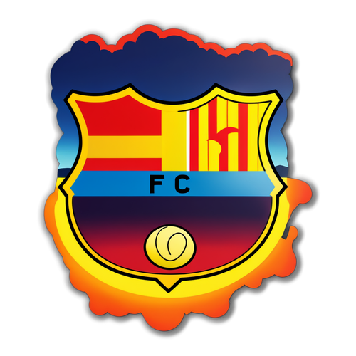 Unvergesslicher Sonnenuntergang an der Costa Brava: Die FC Barcelona Sticker-Kreation, die Ihre Leidenschaft Entfacht!